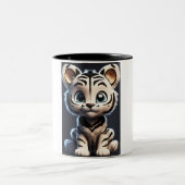 Two-Tone Mag朝のコポップ・アートのーに色を加える ツートーンマグカップ (中央)