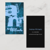 Two Tone Monogram名刺 名刺 (正面/裏面)