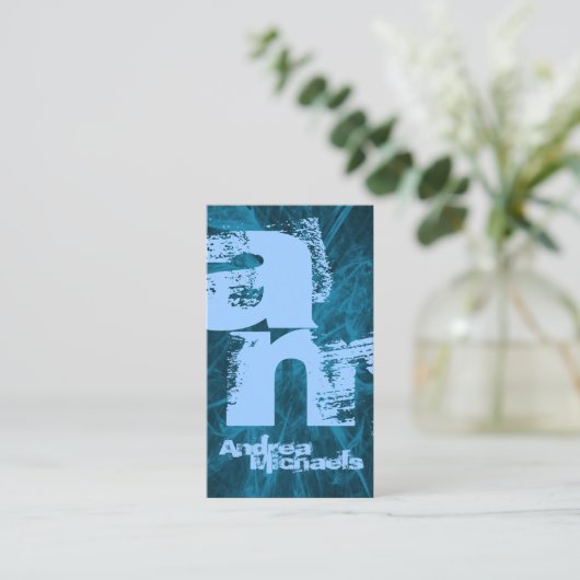 Two Tone Monogram名刺 名刺 (スタンド正面)