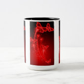 Two-Tone Mugデザイン:スタイリッシュおよびモダン飲み物用品 ツートーンマグカップ (中央)