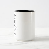 Two-Tone Mug - スニークィー・イタチコーヒーに驚愕Q ツートーンマグカップ (中央)