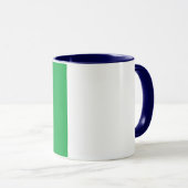 Two-Tone Mug – 画像を追加11 ozホワイトネイビー マグカップ (正面右)