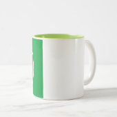 Two-Tone Mug – 画像を追加11 ozホワイトライム ツートーンマグカップ (正面右)