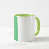 Two-Tone Mug – 画像を追加11 ozホワイトライム マグカップ (正面右)