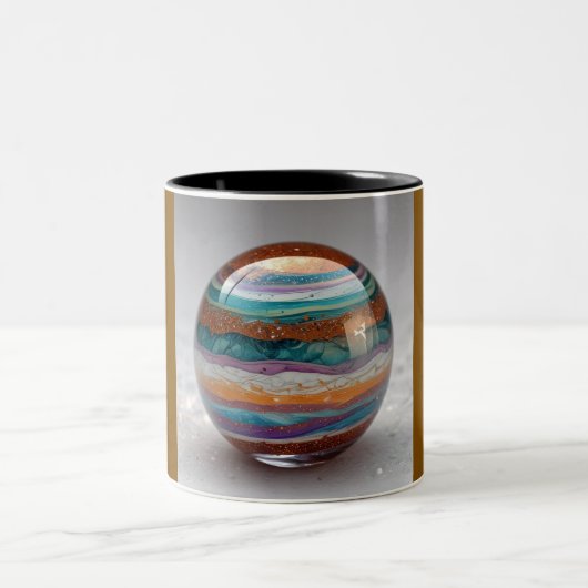 Two Tone Mug, 11oz (Marble-10) ツートーンマグカップ (中央)