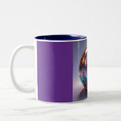 Two Tone Mug, 11oz (Marble-11) ツートーンマグカップ (左)