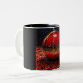 Two Tone Mug, 11oz (Marble-19) ツートーンマグカップ (正面左)