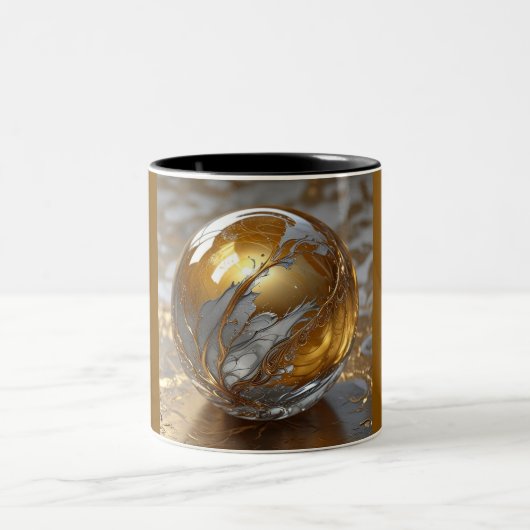Two-Tone Mug 11oz (Marble-4) ツートーンマグカップ (中央)
