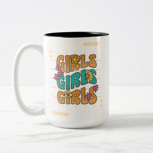 Two-Tone Mug, 15 oz ツートーンマグカップ (左)