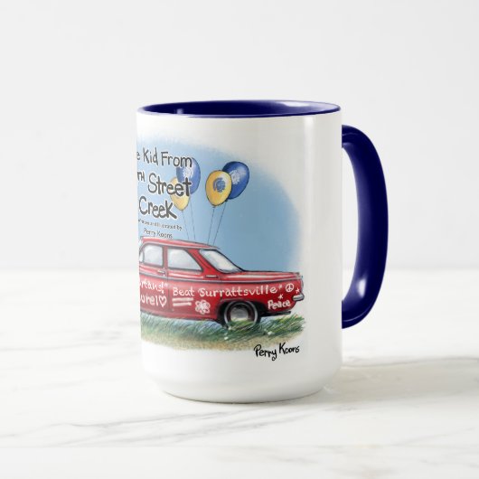 Two-Tone Mug, 15 oz マグカップ (正面右)