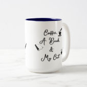 Two-tone Mug 15 oz (blue) ツートーンマグカップ (正面右)