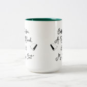 Two-tone Mug 15 oz (dark green) ツートーンマグカップ (中央)