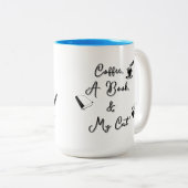Two-tone Mug 15 oz (sky blue) ツートーンマグカップ (正面右)