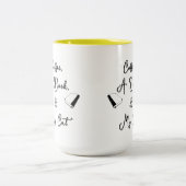 Two-tone Mug 15 oz (yellow) ツートーンマグカップ (中央)