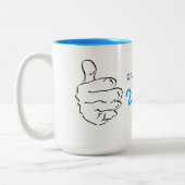 Two -Tone Mug : 2024年卒業 ツートーンマグカップ (左)