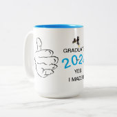 Two -Tone Mug : 2024年卒業 ツートーンマグカップ (正面左)