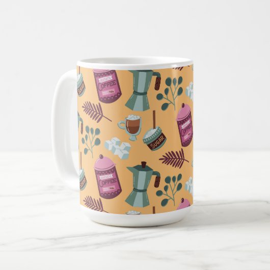 Two-Tone Mug design  コーヒーマグカップ (正面左)