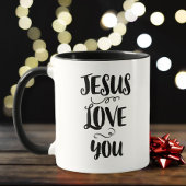Two-Tone Mug - Jesus Love You マグカップ