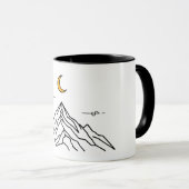 Two-Tone Mug “Mountain & Moon” マグカップ (正面右)