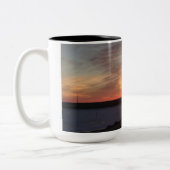 Two tone mug with stunning beautiful sunset photo ツートーンマグカップ (左)