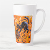 Two-Tone Neon Kitty カフェラテマグ (右)