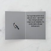 Two-Tone Sentinel Black Hooded Crow カード (内部)