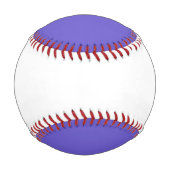 Two-Tone Slate Blue Baseball – Custom Design 野球ボール (裏面)