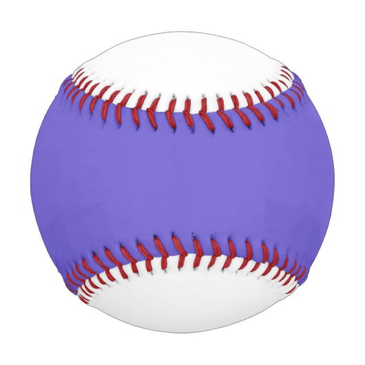 Two-Tone Slate Blue Baseball – Custom Design 野球ボール (正面)