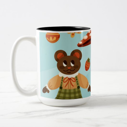 Two-Tone Smooth Finish Coffee Mug ツートーンマグカップ (左)