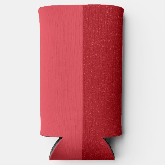 Two-Tone Tomato Red Custom Seltzer Cooler スリム缶クーラー (正面)