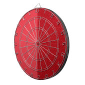Two-Tone Tomato Red Dartboard – Customizable ダーツボード (正面右)