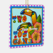 Two Toucans セラミックオーナメント (右)