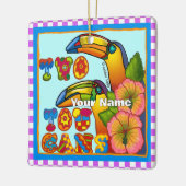 Two Toucans セラミックオーナメント (左)