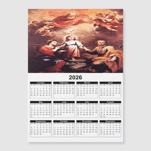 Two Trinities 2026 Calendar (正面)