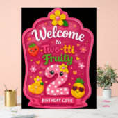 Two-Tti Fruity バースデーウェルカムボード モックアップ アクリルサイン (ウェディング)