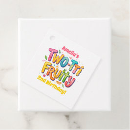 Two-tti Fruity 2nd Birthday Party フェイバータグ
