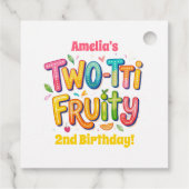 Two-tti Fruity 2nd Birthday Party フェイバータグ (裏面)