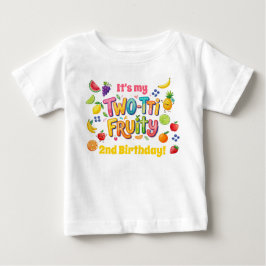 Two-tti Fruity 2nd Birthday Party ベビーTシャツ