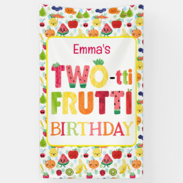 TWO-tti Fruttiかわいこちゃん2nd誕生日パーティー 横断幕