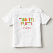 Two-tti Fruttiの幼児の誕生日のワイシャツ トドラーTシャツ (正面)