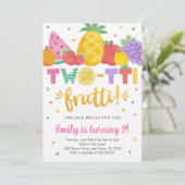Two-tti Frutti 2歳の誕生日招待状 招待状 (スタンド正面)