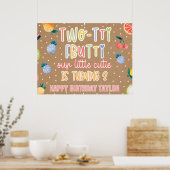 Two-tti Frutti- 2歳の誕生日 フルーツテーマ ポスター (キッチン)