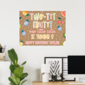 Two-tti Frutti- 2歳の誕生日 フルーツテーマ ポスター (ホームオフィス)