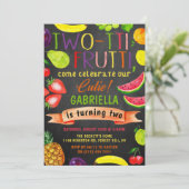 Two-tti Frutti 2歳の誕生日 招待状 (スタンド正面)