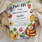 Two -TTI Frutti Boy 2nd Birthday Party 招待状