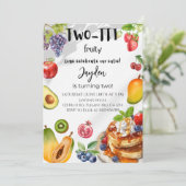 Two -TTI Frutti Boy 2nd Birthday Party 招待状 (スタンド正面)