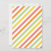 Two-tti Frutti Fruit Kids 2nd Birthday Invitation 招待状 (裏面)