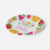 TWO-tti Frutti Frutti Girl 2nd Birthday ペーパープレート (アングル)