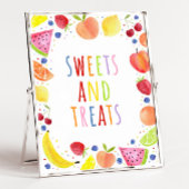Two-tti Frutti Sweets & Treats Party Sign ポスター