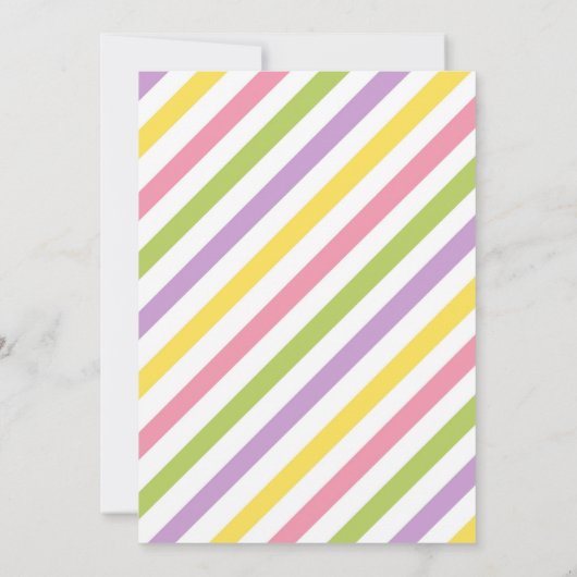 Two-tti Frutti Twotti Fruit Tropical 2nd Birthday  招待状 (裏面)